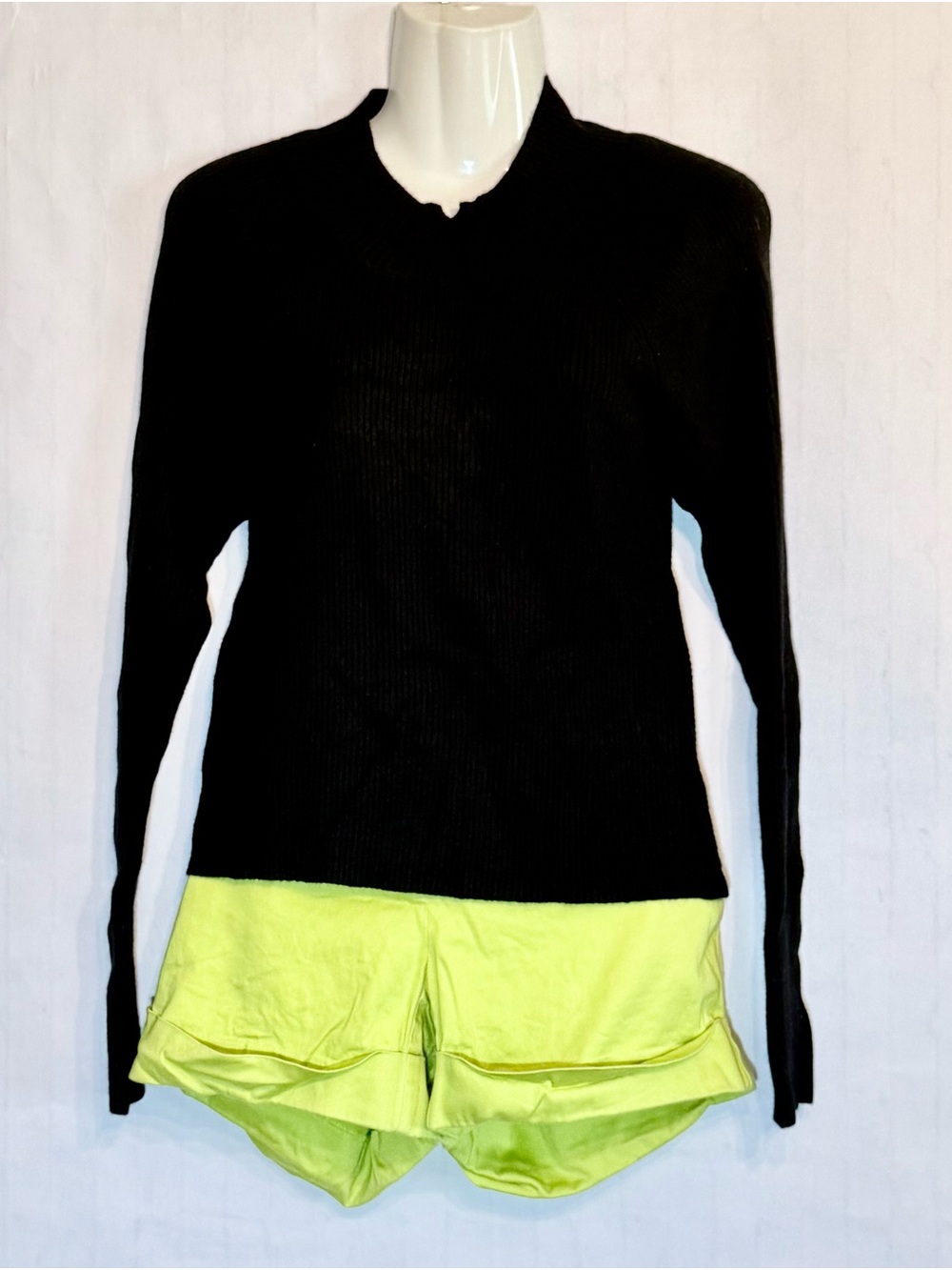 ALLOY Black Ribbed Long-Sleeve Sweater